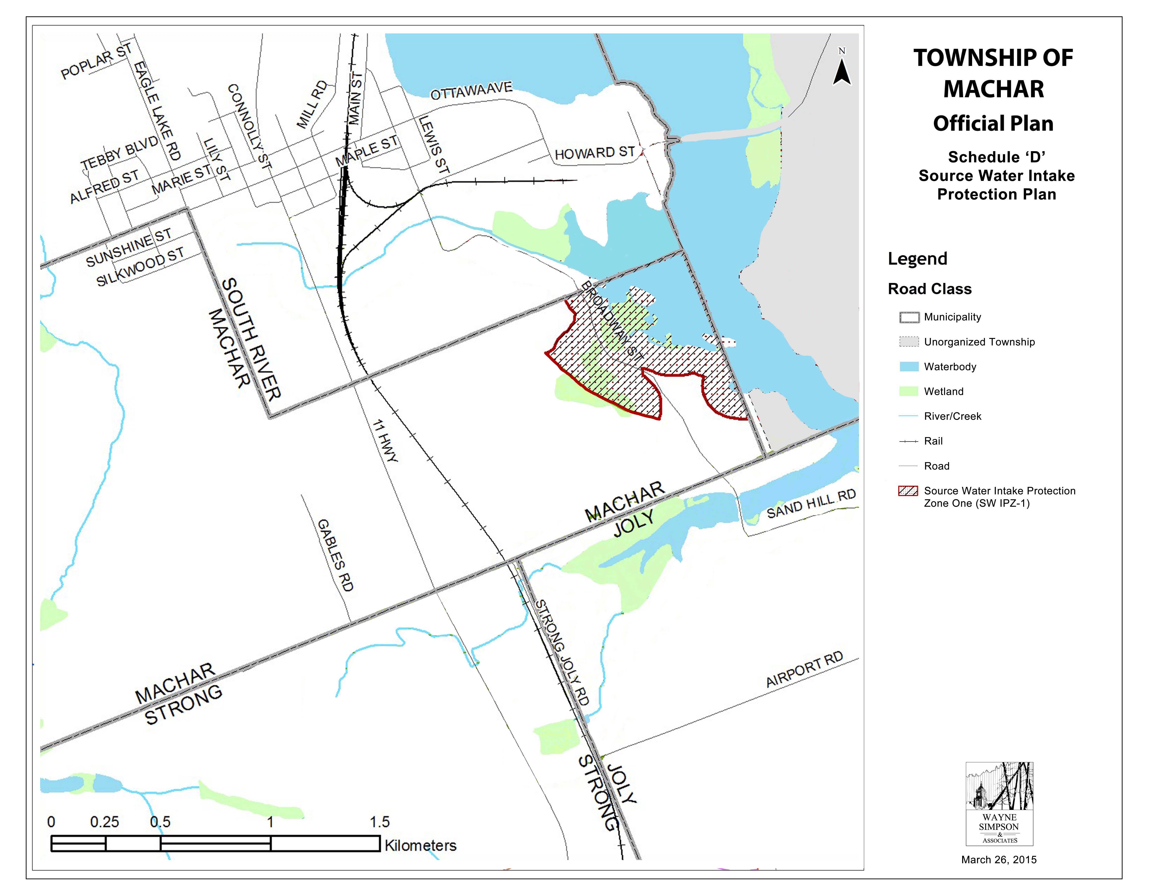 OP Sced D Source Water Intake Protection Plan map